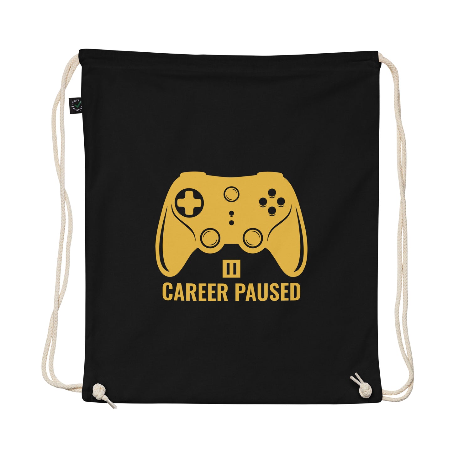 Career Paused Drawstring Bag