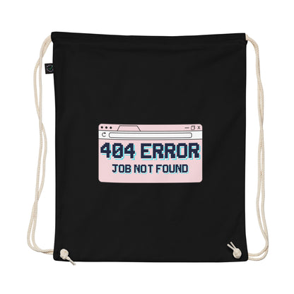 404 Error Drawstring Bag