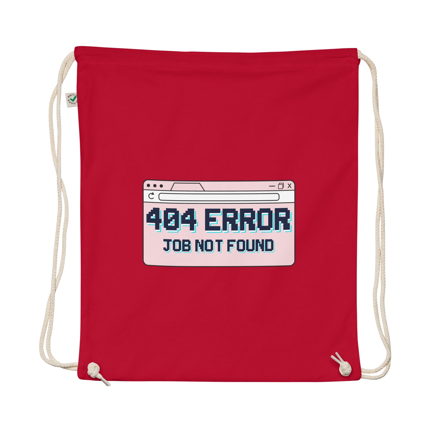 404 Error Drawstring Bag