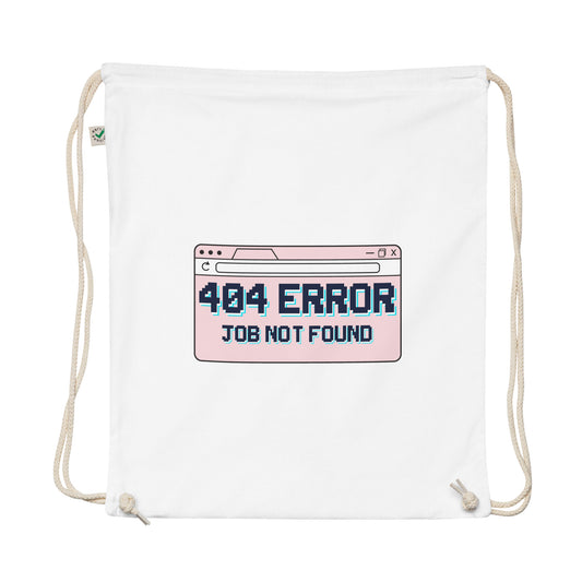 404 Error Drawstring Bag